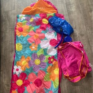 blowup mattress/sleeping bag YOUTH